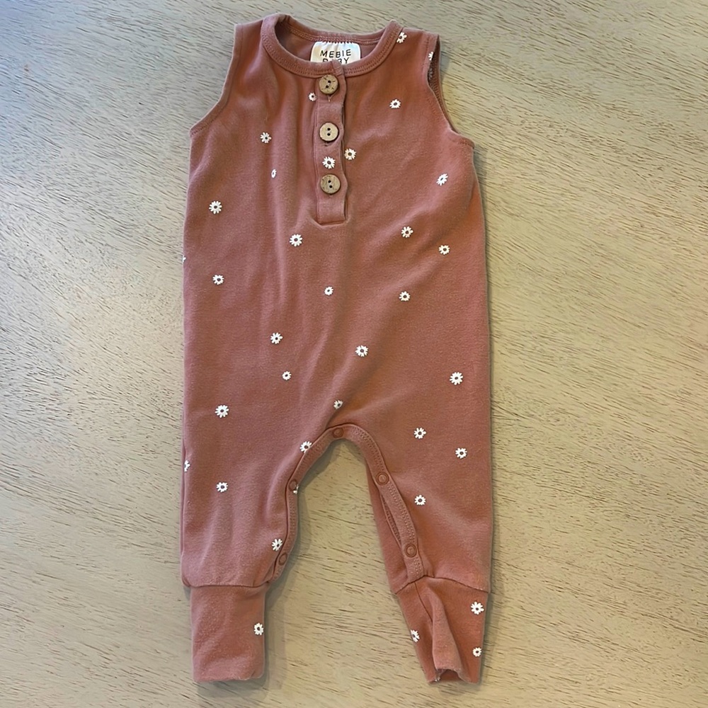 Mebie Baby Romper - Organic - 3-6M